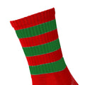 Red-Green - Back - Precision Unisex Adult Pro Hooped Football Socks
