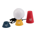 Red-Yellow-Blue - Back - Masters Jumbo Pyramid Golf Tees