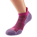 Pink-Lavender - Back - 1000 Mile Womens-Ladies Run Socks (Pack of 2)