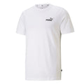 White - Front - Puma Mens ESS Logo T-Shirt