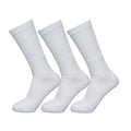 White - Front - Exceptio Childrens-Kids Multi Sport Crew Socks (Pack Of 3)
