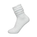 White - Front - Exceptio Womens-Ladies Slouch Leg Socks