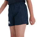 Navy - Pack Shot - Canterbury Childrens-Kids Advantage Shorts