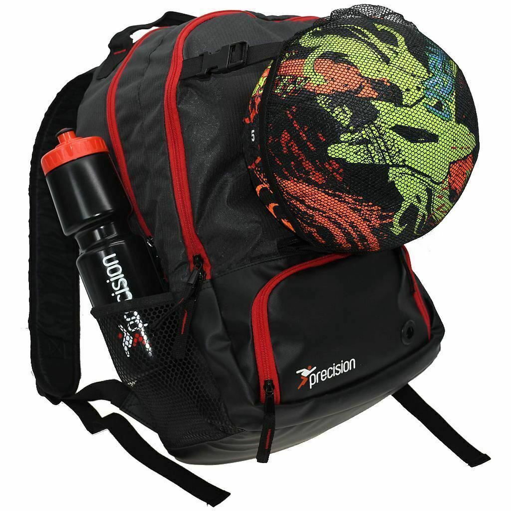 Charcoal Black-Red - Front - Precision Pro HX Backpack With Ball Holder