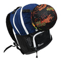 Navy-White - Front - Precision Pro HX Backpack With Ball Holder