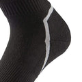 Black - Side - 1000 Mile Mens QTR Active Socks