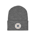 Grey Heather - Front - Converse Unisex Adult Chuck Embroidered Patch Beanie