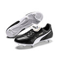 Black-White - Side - Puma Mens King Top Leather Football Boots