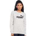 Light Grey Heather - Side - Puma Womens-Ladies ESS Logo Sweatshirt