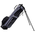 Black-Silver - Front - Longridge Golf Club Stand Bag