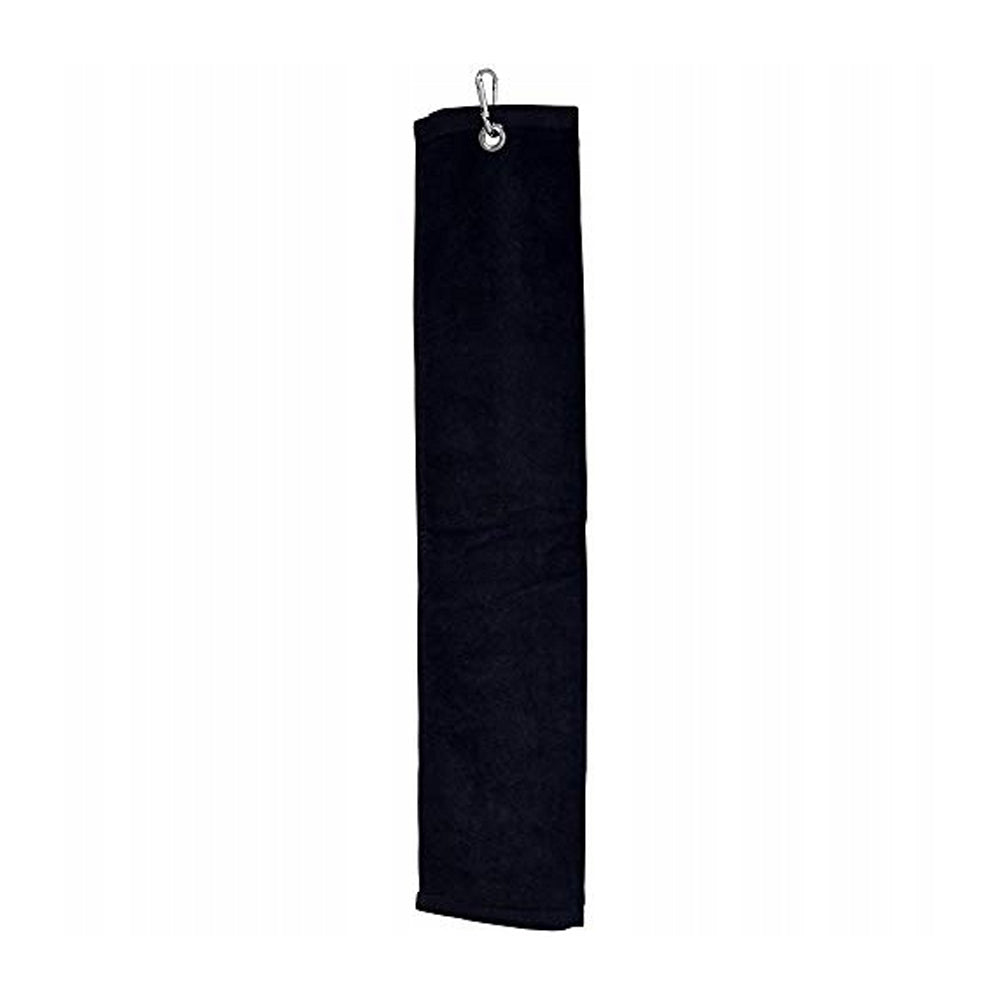Black - Side - Longridge Golf Towel