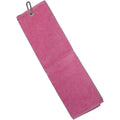 Pink - Front - Longridge Golf Towel