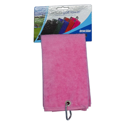 Pink - Back - Longridge Golf Towel