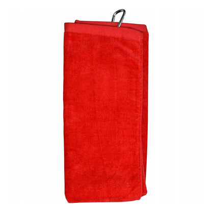 Red - Back - Longridge Golf Towel