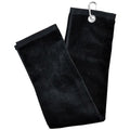 Black - Front - Longridge Golf Towel