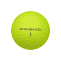 Yellow - Front - Masters Prisma Titanium Golf Balls (Pack of 12)