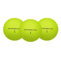 Yellow - Back - Masters Prisma Titanium Golf Balls (Pack of 12)