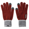 Red-Grey Heather - Front - Puma Unisex Adult Knitted Winter Gloves