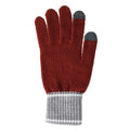 Red-Grey Heather - Back - Puma Unisex Adult Knitted Winter Gloves