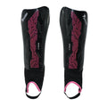 Black-Pink - Front - Precision Unisex Adult Origin.0 Shin Guards