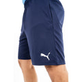 Peacoat-White - Side - Puma Mens TeamRISE Casual Shorts