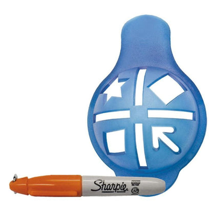 Blue - Front - Longridge Golf Ball Marker Set