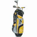 Black-Yellow-Mint - Side - Longridge Challenger Golf Club Stand Bag Set