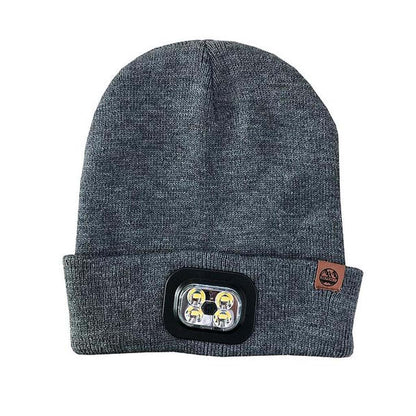 Grey - Front - Six Peaks Unisex Adult LED Beanie