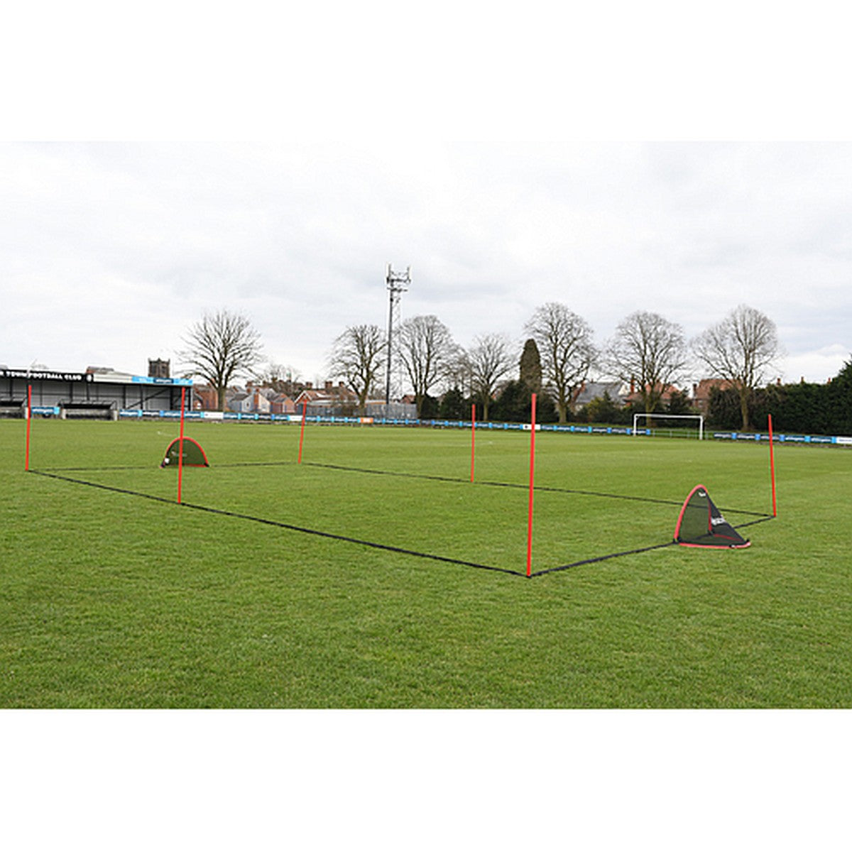 Black - Back - Precision Football Line Marker Set (Pack of 6)