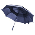 Navy - Front - Longridge Double Canopy Golf Umbrella