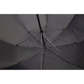 Black - Pack Shot - Longridge Double Canopy Golf Umbrella
