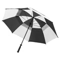 Black-White - Front - Longridge Double Canopy Golf Umbrella