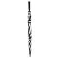 Black-White - Back - Longridge Double Canopy Golf Umbrella