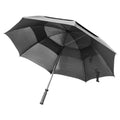 Black - Front - Longridge Double Canopy Golf Umbrella