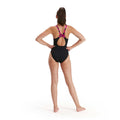 Black-Pink - Lifestyle - Speedo Womens-Ladies Hyperboom Splice Eco Endurance+ One Piece Swimsuit