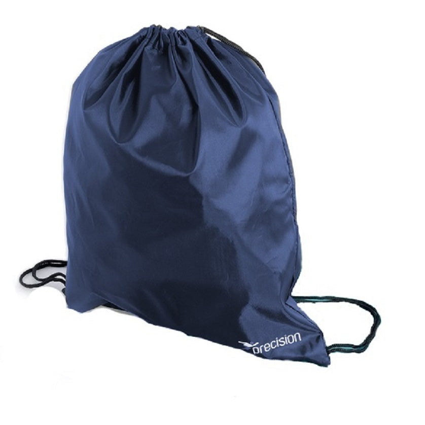 Navy - Front - Precision PU Drawstring Bag