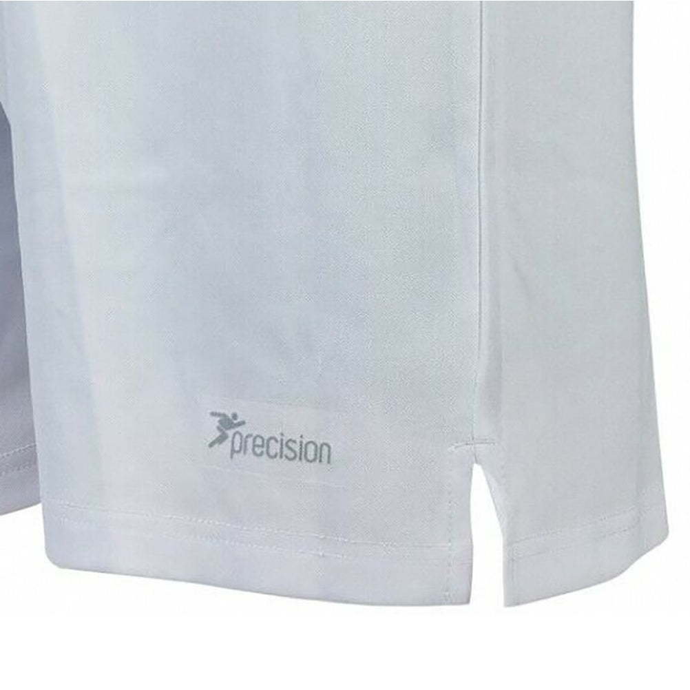 White - Back - Precision Childrens-Kids Madrid Shorts