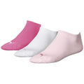 Pink - Front - Puma Unisex Adult Invisible Socks (Pack of 3)