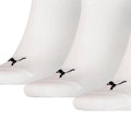 White - Front - Puma Unisex Adult Invisible Socks (Pack of 3)