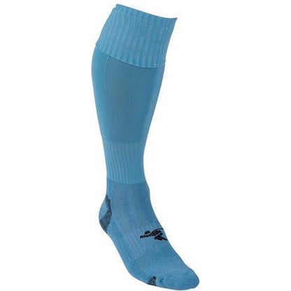 Sky Blue - Back - Precision Childrens-Kids Pro Plain Football Socks