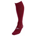 Maroon - Front - Precision Childrens-Kids Pro Plain Football Socks