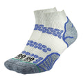 Silver-Royal Blue - Back - 1000 Mile Mens Lite Recycled Ankle Socks