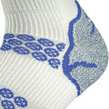 Silver-Royal Blue - Side - 1000 Mile Mens Lite Recycled Ankle Socks