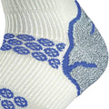 Silver-Royal Blue - Side - 1000 Mile Mens Lite Recycled Ankle Socks