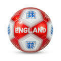 Red-White-Navy - Front - England FA Signature Metallic Football