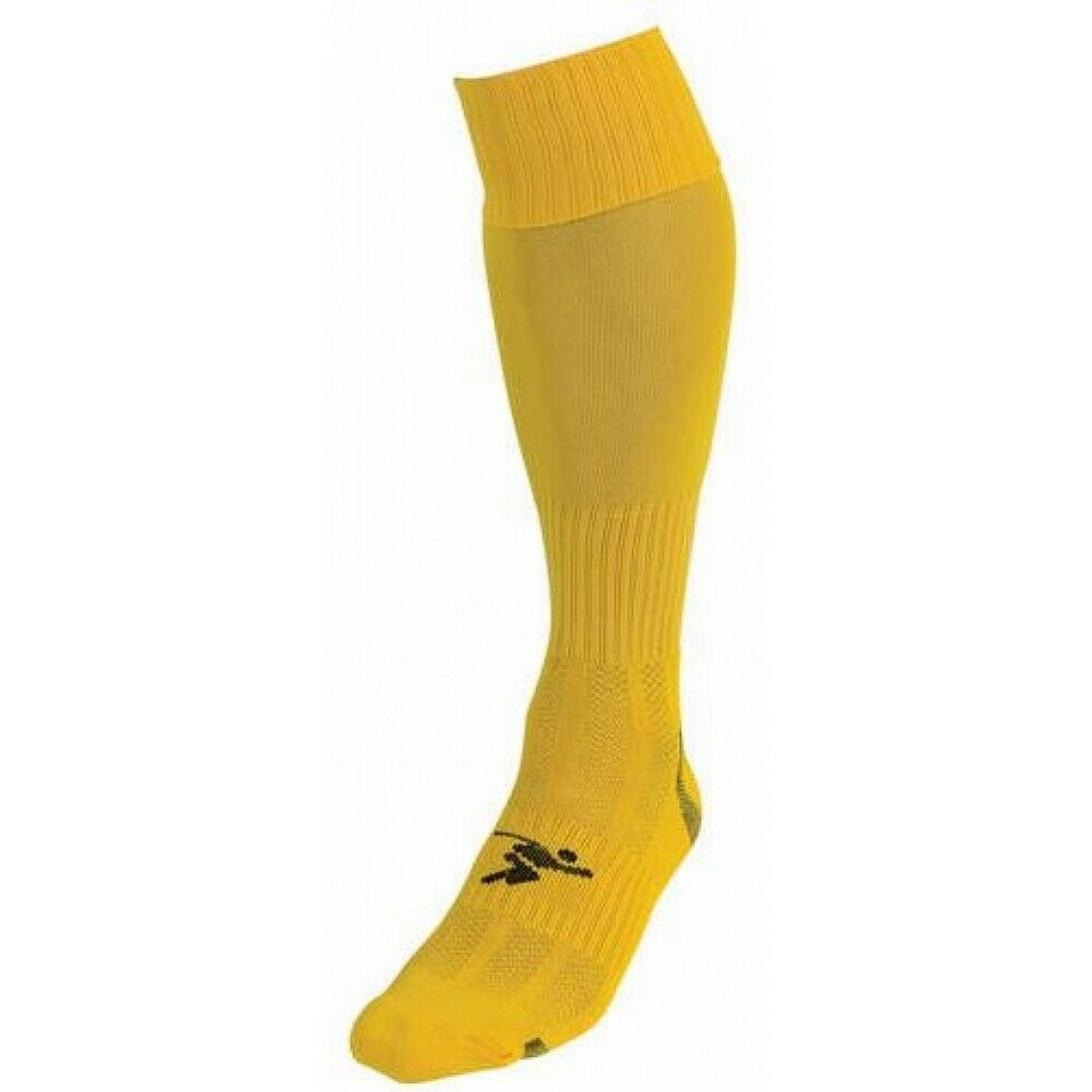 Yellow - Front - Precision Unisex Adult Pro Plain Football Socks