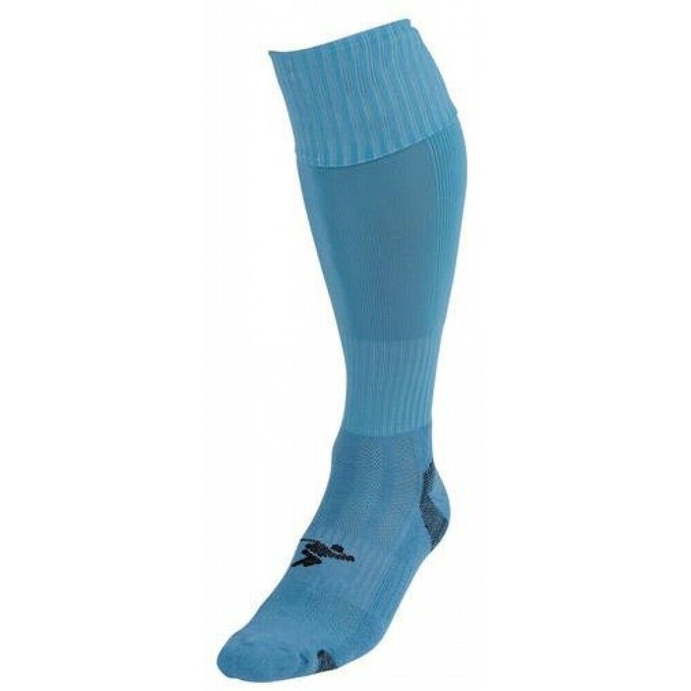 Sky Blue - Front - Precision Unisex Adult Pro Plain Football Socks