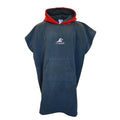 Grey-Red - Front - SwimTech Childrens-Kids Microfibre Poncho