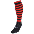 Black-Red - Front - Precision Childrens-Kids Pro Hooped Football Socks