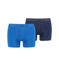 Blue - Front - Puma Mens Active Boxer Shorts (Pack of 2)